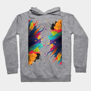Abstract liquid motion flow explosion. Hoodie